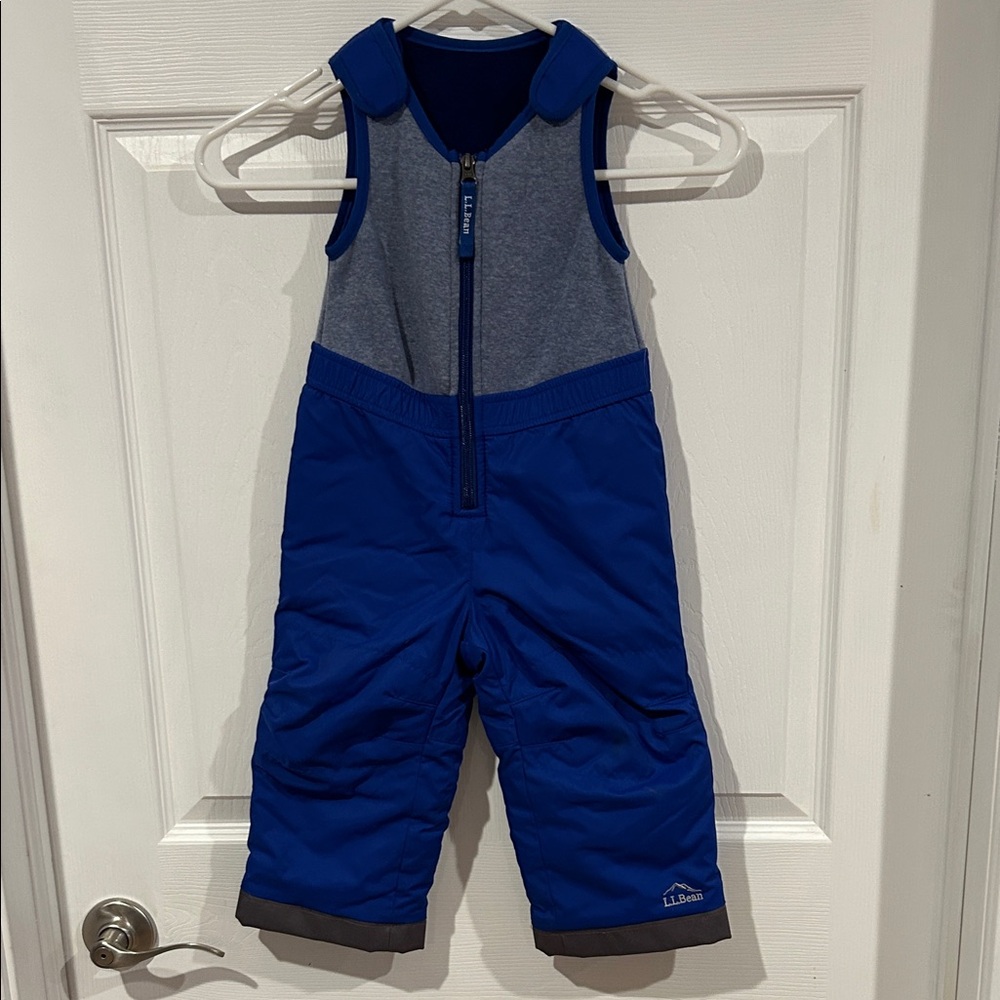 L.L. Bean Kids' Snow Bib in Royal Blue